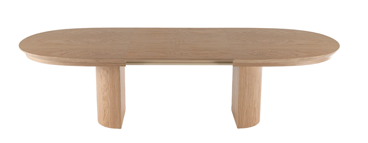Como utdragbart matbord 200–290 cm – Natur-ek