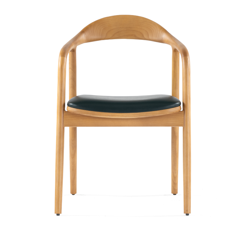 Wood matstol